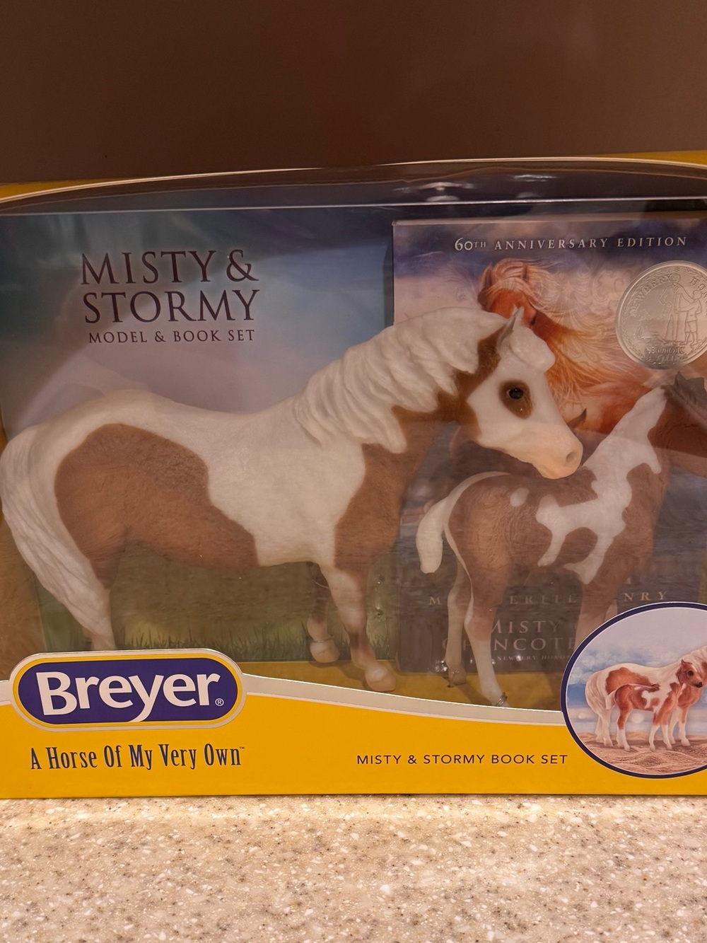 Breyer Limited Edition Misty & Stormy Model & Book Set - Breyer No 1157